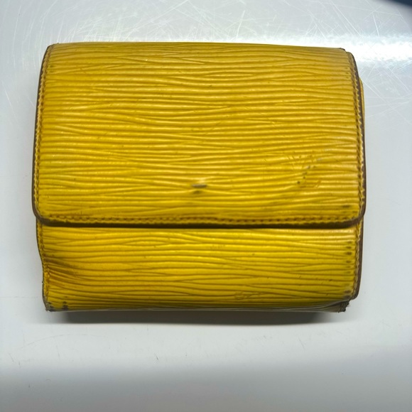 CUSTOM Louis Vuitton Epi 2 Snap Wallet ANTIQUE BRONZE Athentic - Picture 6 of 12